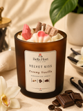 Creamy Vanilla scented candle by Bella Flori
