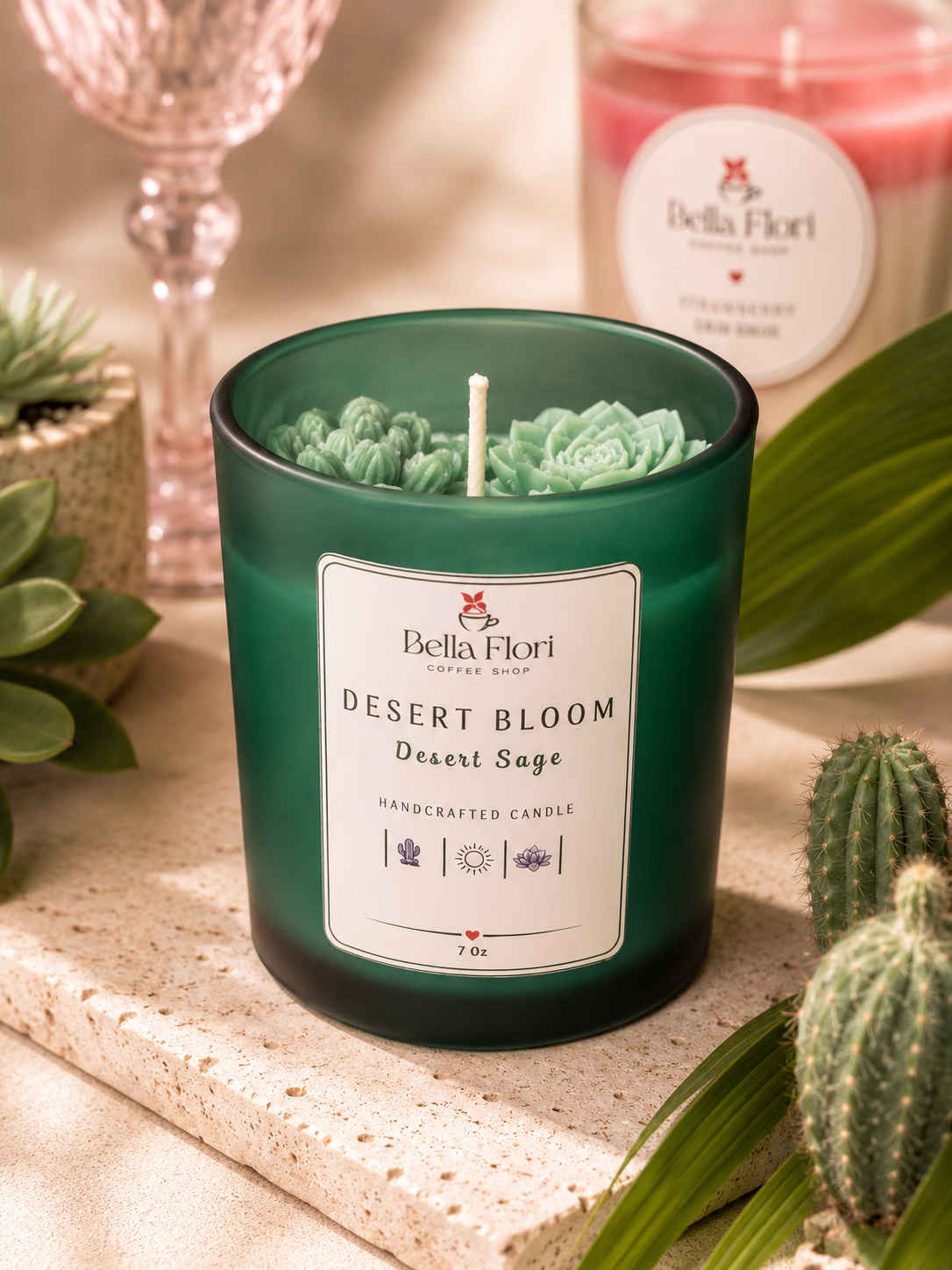 Desert Sage scented candle by Bella Flori